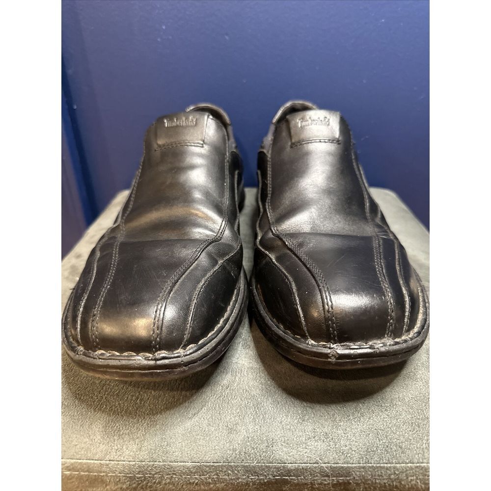 Timberland Slip On‎ Shoes Mens Size 13M Black Leather Casual Lightweight GSR